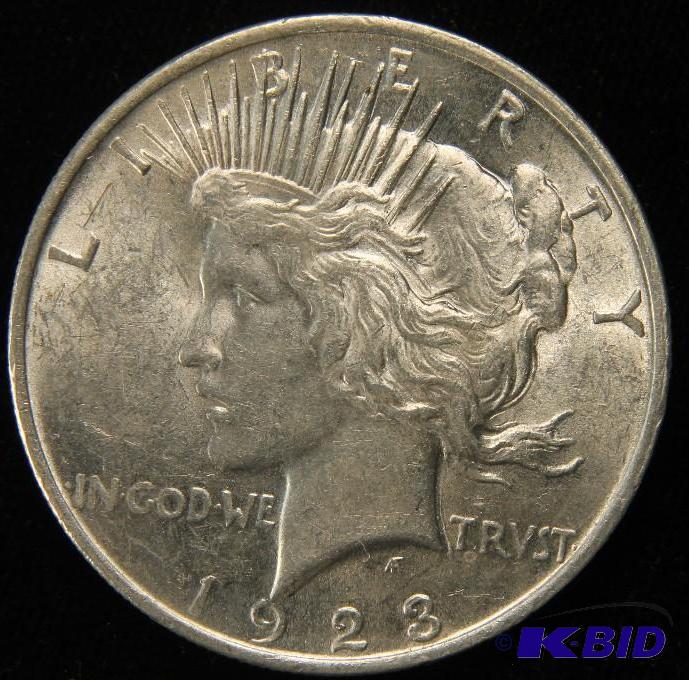 1923 PEACE DOLLAR UNC