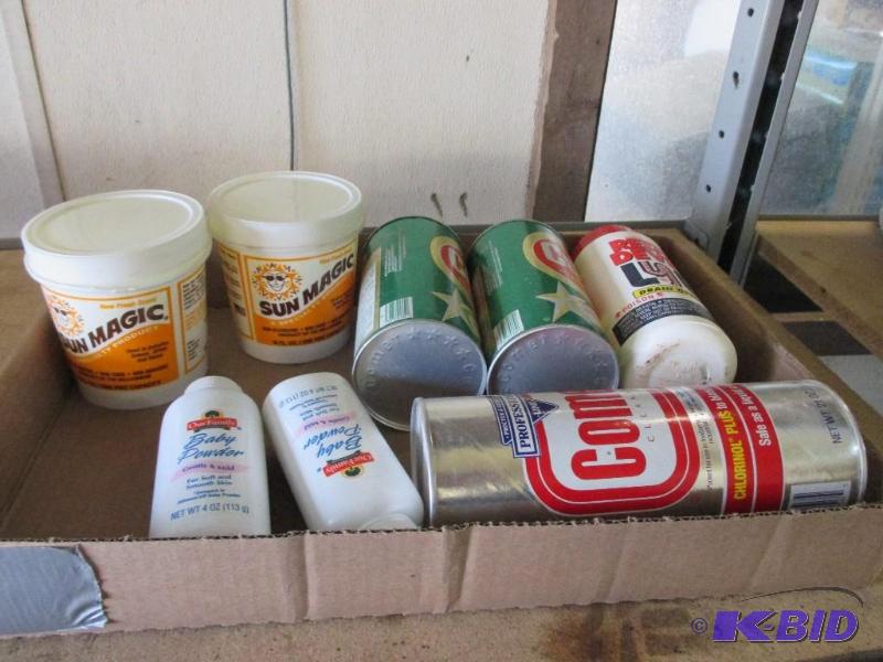 Box of cleaners...
