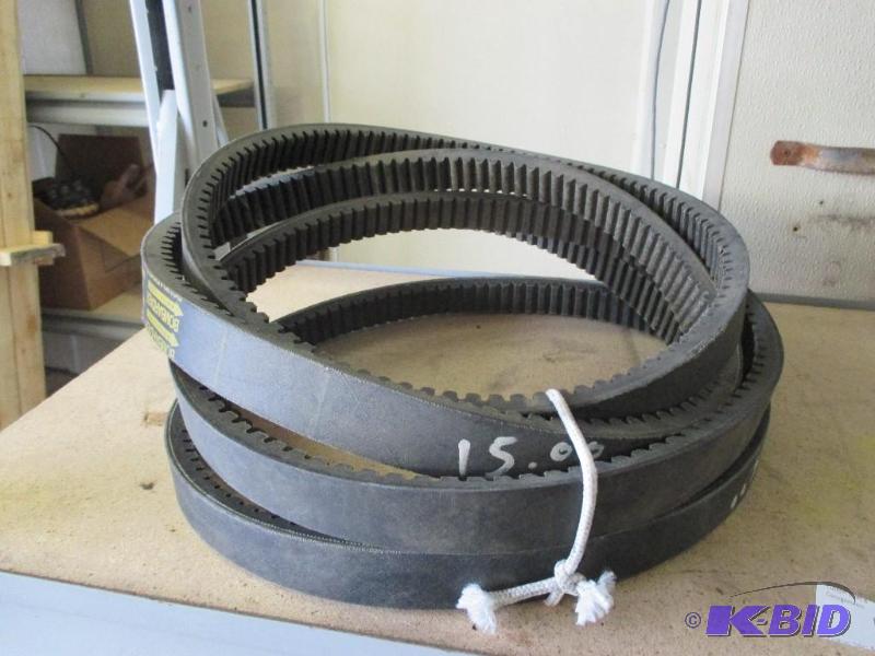 5 snowmobile belts...