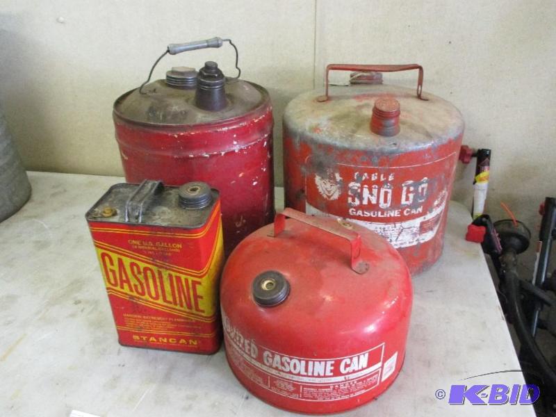 Gas cans...