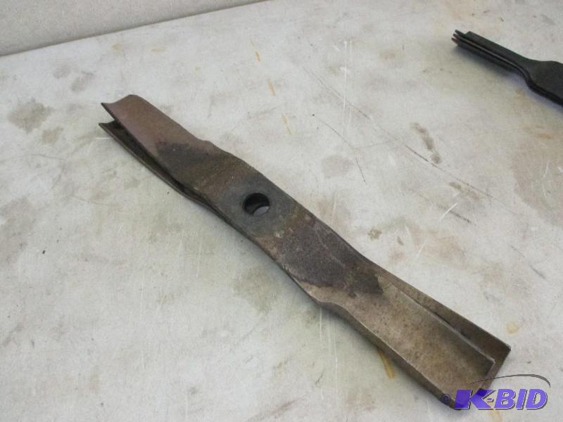 3 lawn mower blades, 20 12&quot long, 1 18...