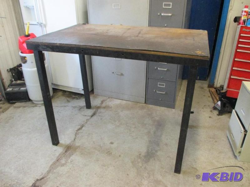 Work bench table, 51&quot W x 32&quot D x 4...