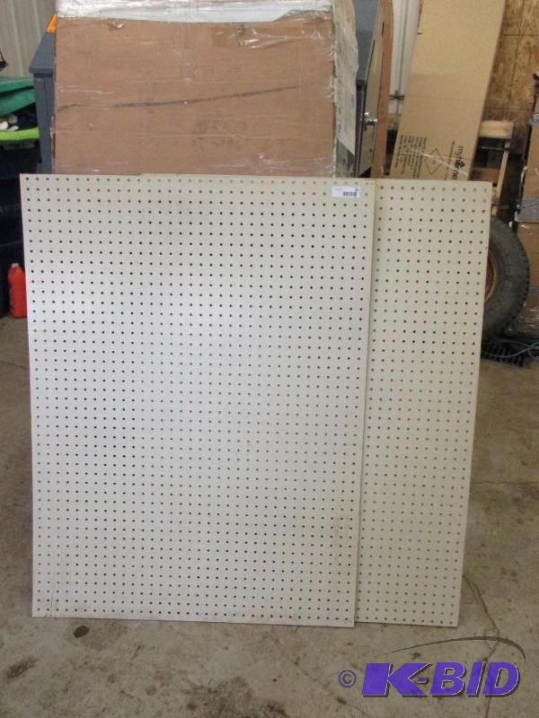 2 pieces of peg board, 34 12&quot x 46 12&...