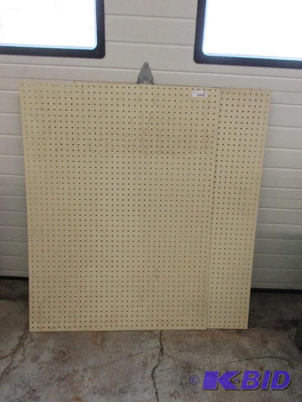 2 pieces of peg board, 34 12&quot x 46 12&...