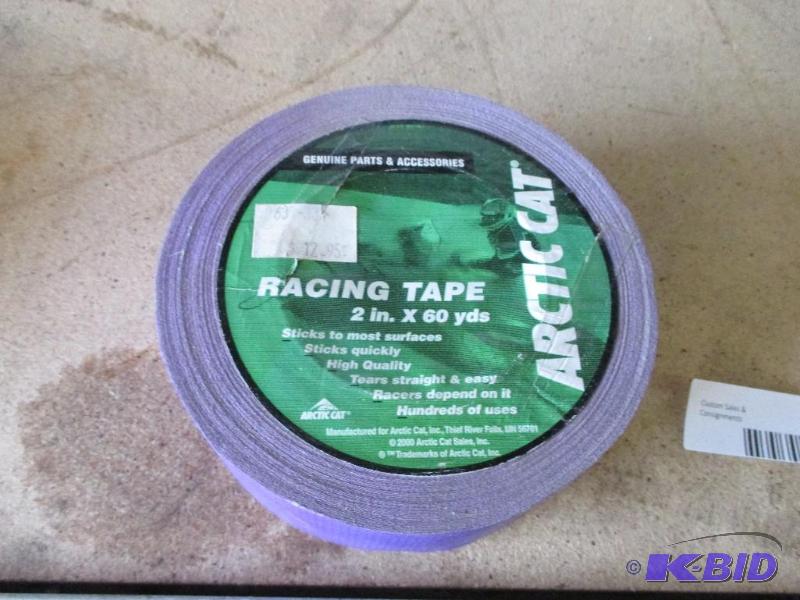Arctic Cat Racing tape...