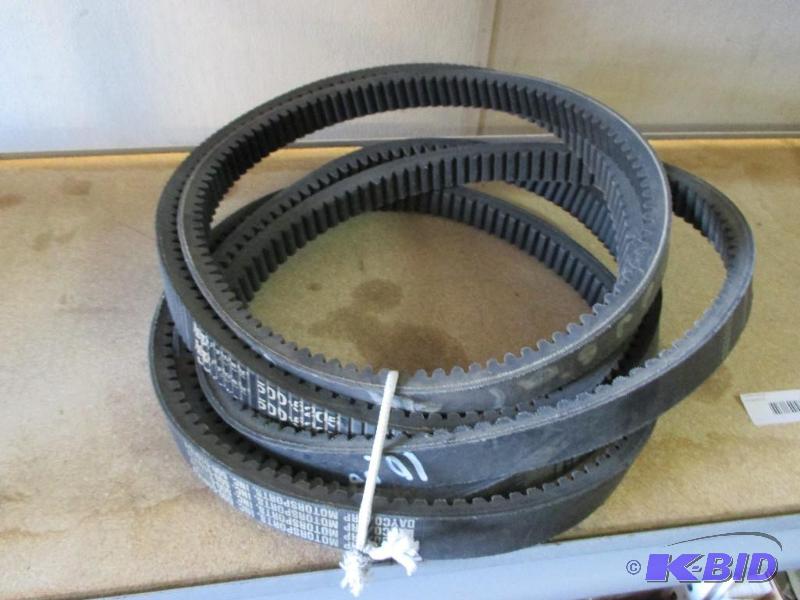 5 snowmobile belts...