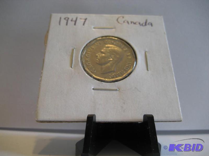 1947 CANADA 5 CENTS