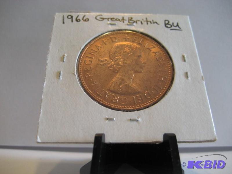1966 GREAT BRITAIN LARGE CENT UNCIRCULATED