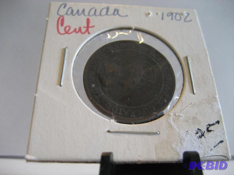 1902 CANADA ONE CENT LARGE CENT