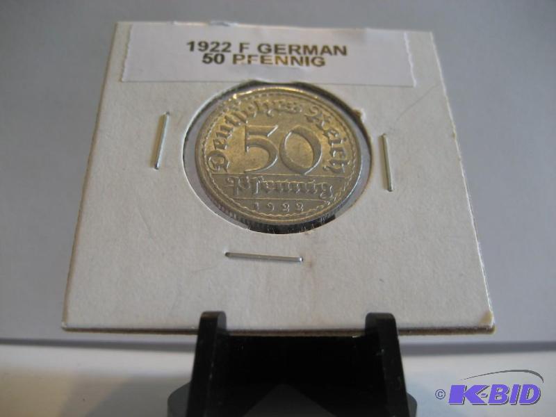 1922 GERMAN 50 PFENNIG