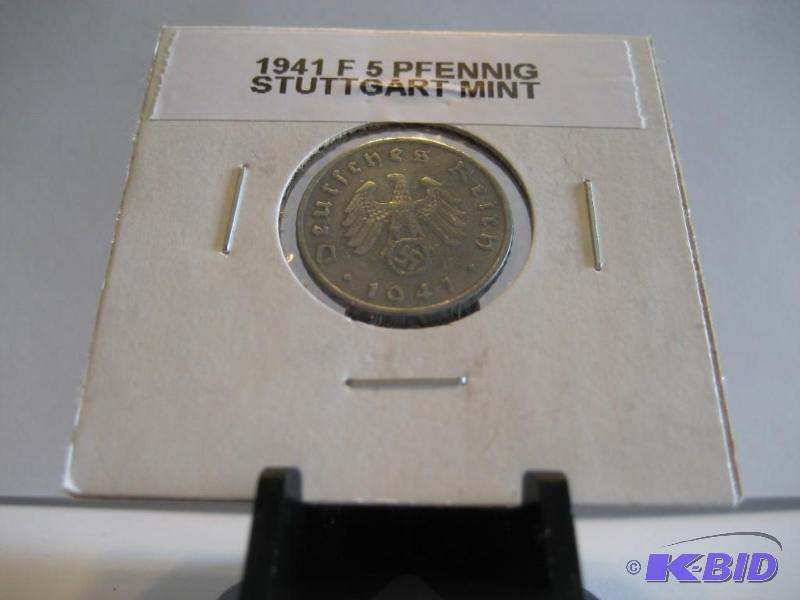 1941 GERMAN 5 PFENNIG
