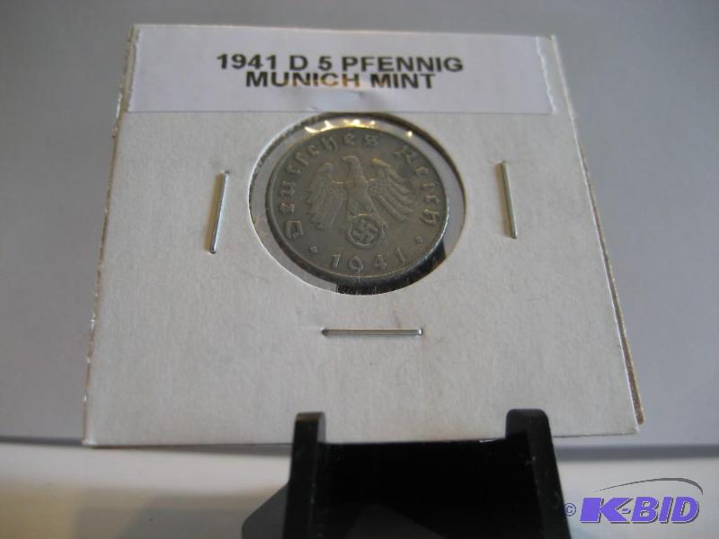 1941 GERMAN 5 PFENNIG