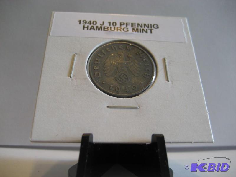 1940 GERMAN 10 PFENNIG