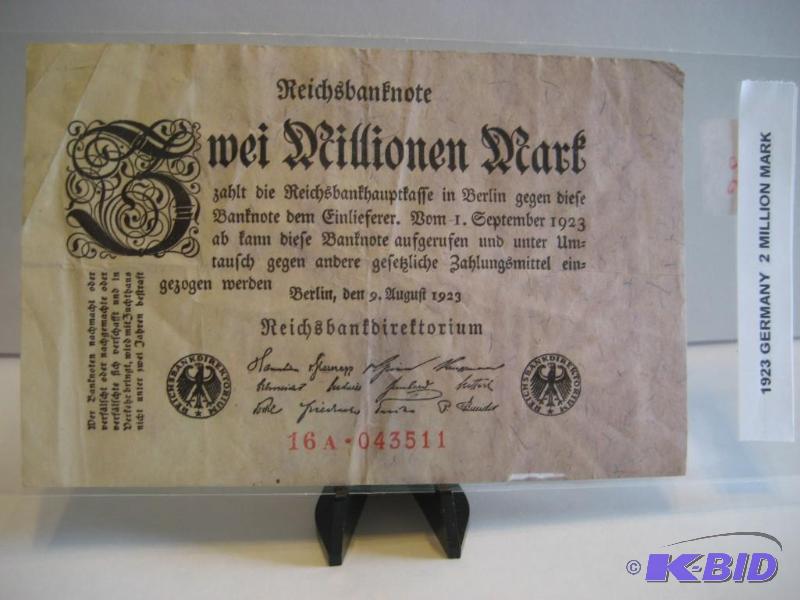1923 GERMAN 2 MILLION MARK