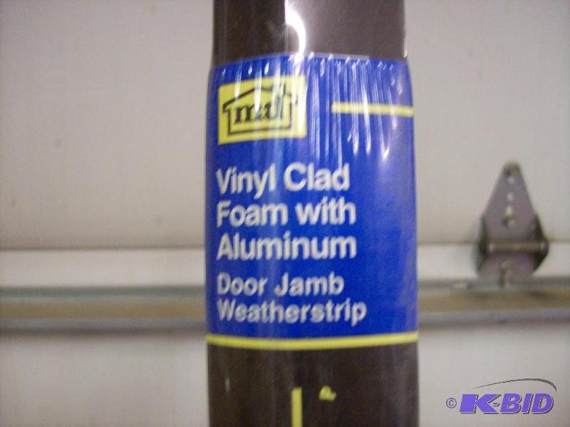 lot 40 image: MD Vinyl clad foam weather strip with aluminu...