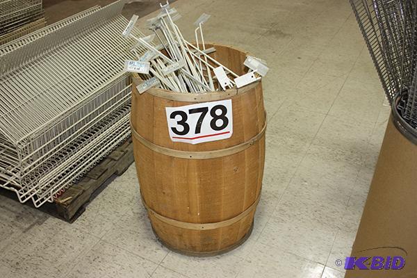 Price hooks in barrel