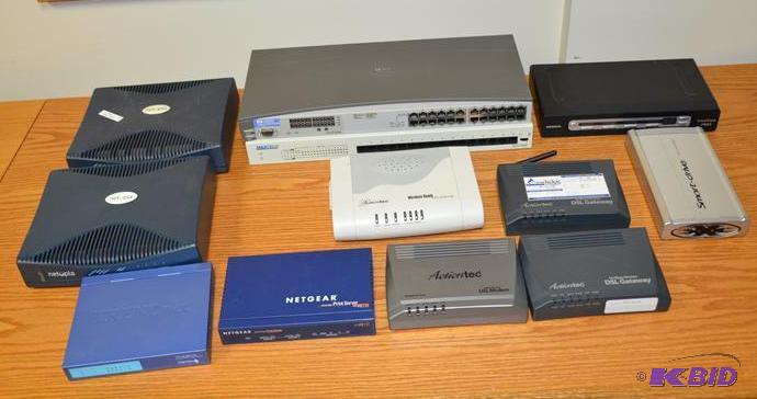 lot 111 image: Routers - Netgear, Actiontec - see pictures f...