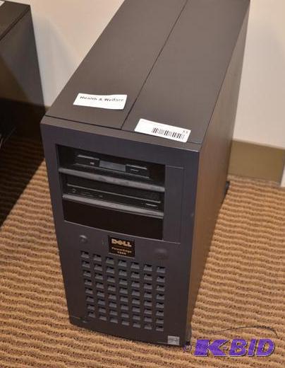 lot 33 image: Dell PowerEdge 1300 computer powers up but no...