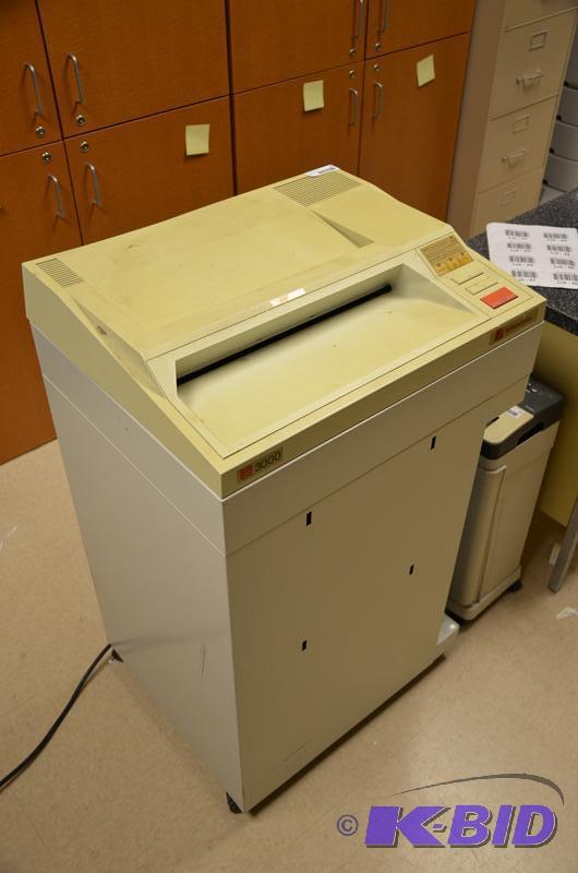lot 54 image: Wilson Jones 3000 paper shredder. Tested-work...