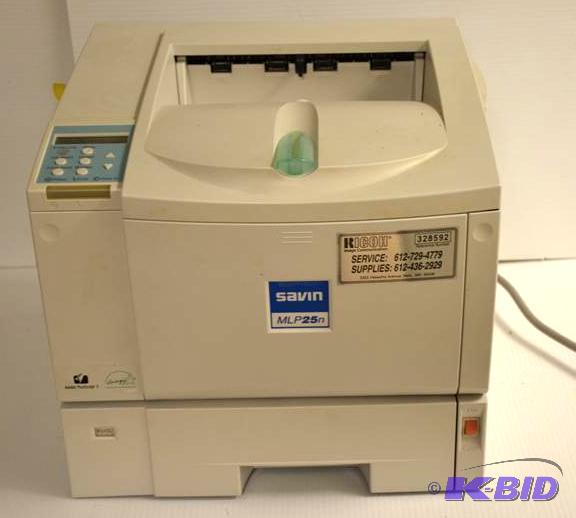lot 84 image: Savin MLP25N laser printer - powers up...