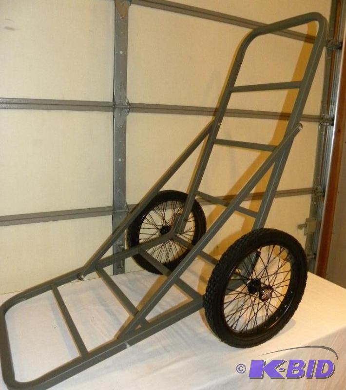 Aluminum Deer Cart, 16&quot solid rubber spo...