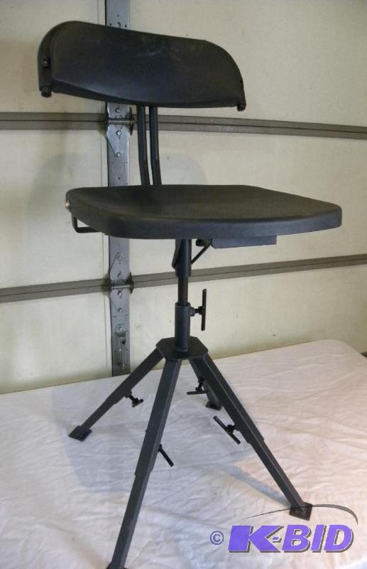 Ground Blind Seat, 4 steel adjustable legs, 3...