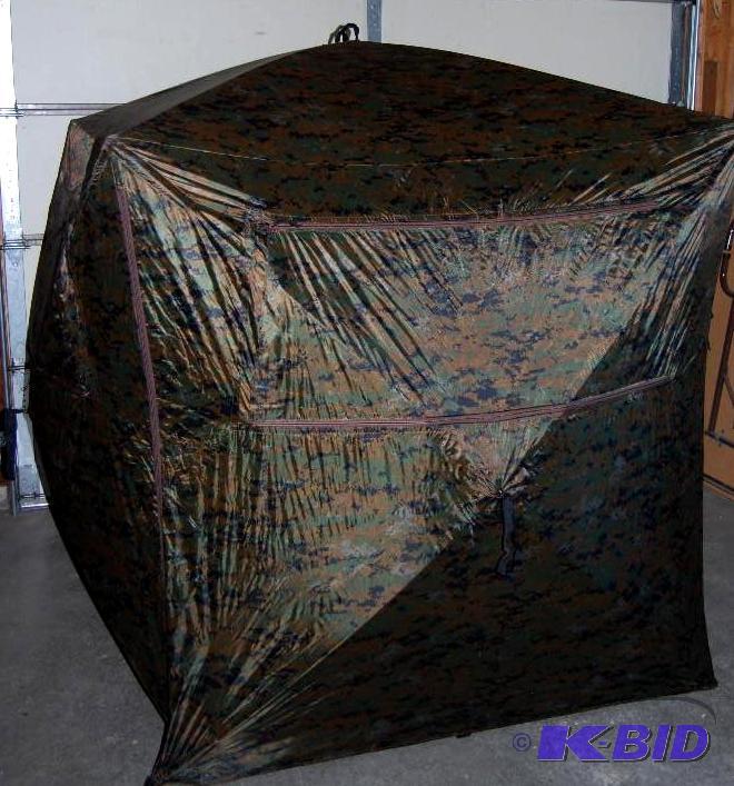 Digi Camo Five Hub Ground Blind, scent contai...