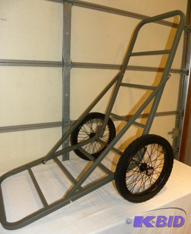 Aluminum Deer Cart, 16&quot solid rubber spo...