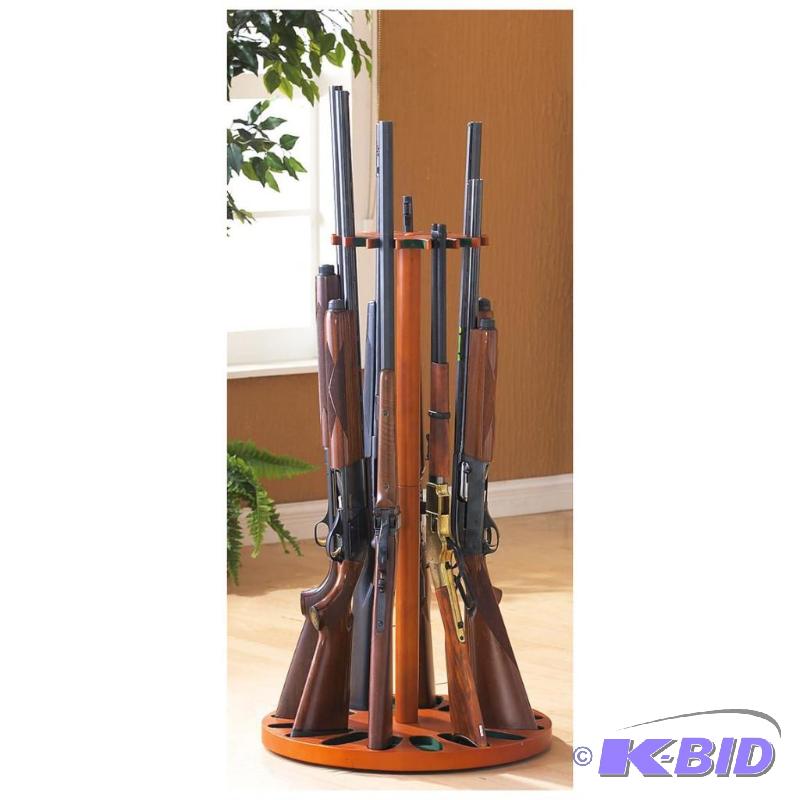 16 Gun Rotating Rifle Rack with Magnets, 22 d...