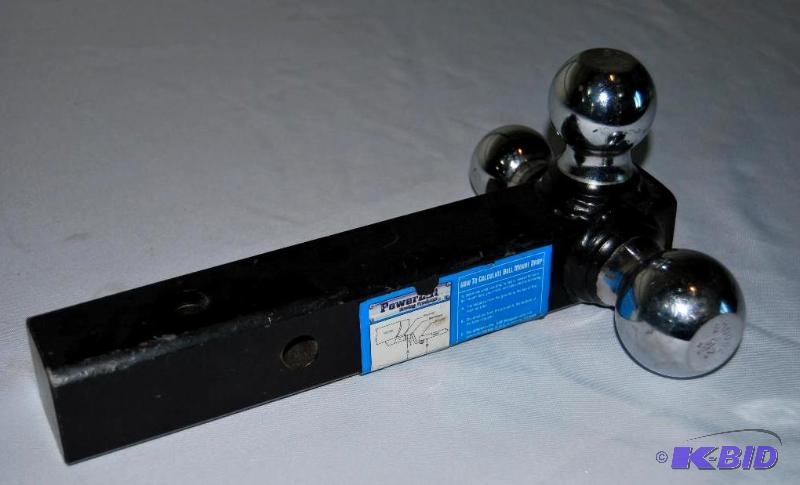 Triple Ball Chrome Hitch, hitch balls 1 7  8...