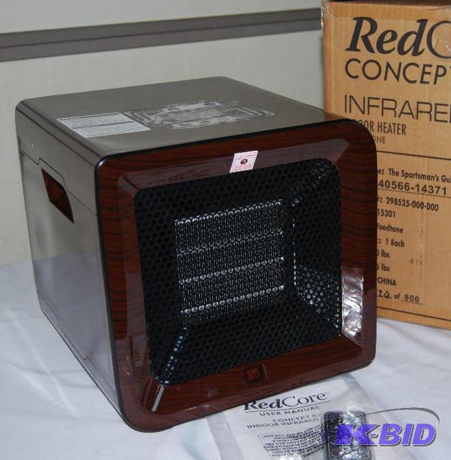 RedCore R1 Infrared Heater, 500 watts, 2 fan ...