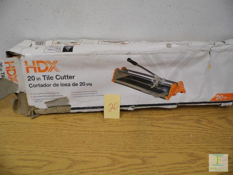 HDX 20 Tile Cutter