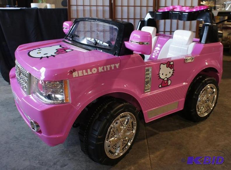 white hello kitty power wheels