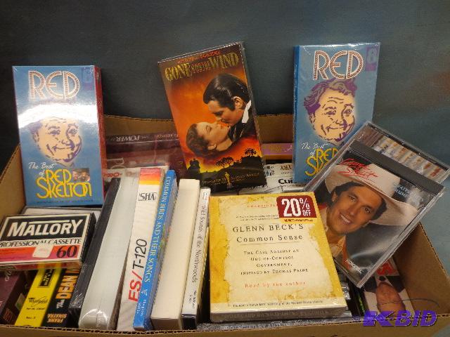 lot 135 image: VHS,DVD and CDs   Dean Martin movies  Glenn ...