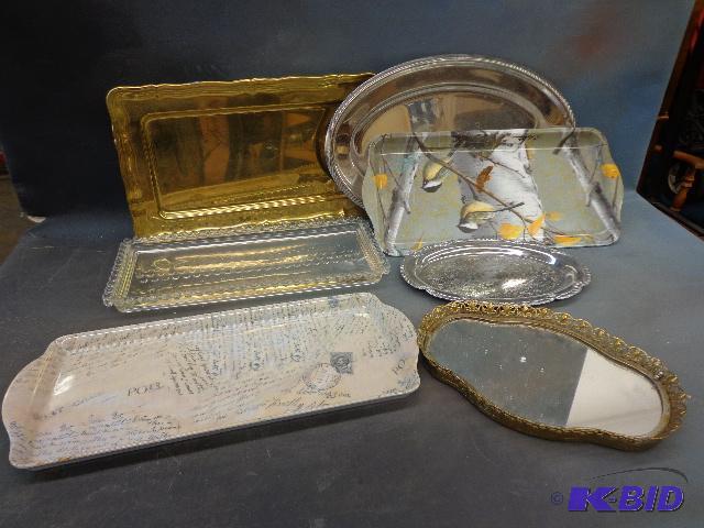 lot 138 image: Serving Platters   Range from 9" to 14&q...