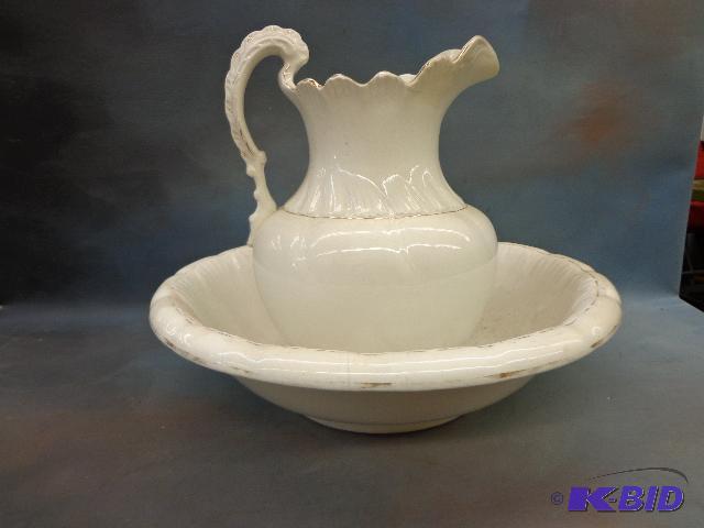 lot 60 image: Pitcher and Bowl...