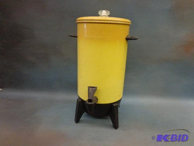 lot 62 image: Mirro-Matic Electric Coffee Pot   Includes co...