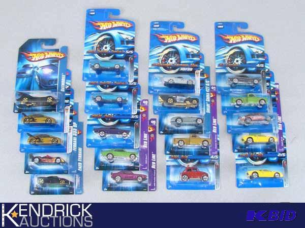 lot 60 image: 20 Vintage MINT ON CARD 2006 Hot Wheels