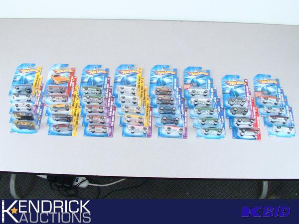 lot 62 image: 38 Vintage MINT ON CARD 2008 Hot Wheels