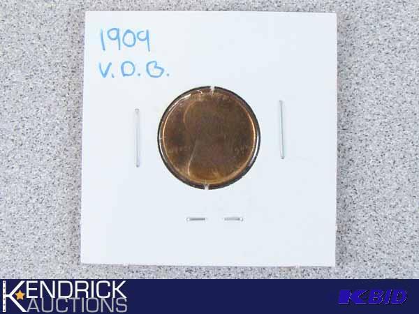 lot 65 image: HIGH GRADE BU 1909 V.D.B. Wheat Penny