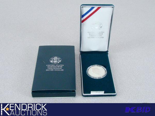 lot 74 image: US Proof Eisenhower Centennial 90% Silver Dollar