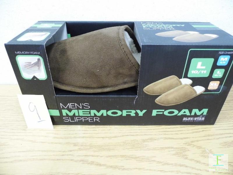 New Mens Memory Foam Slippers