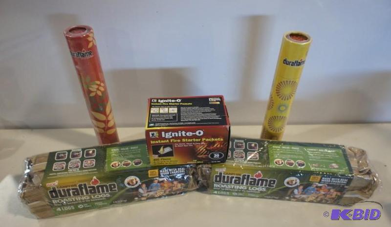 lot 28 image: Lot of 2 packages of Duraflame Roasting Log -...
