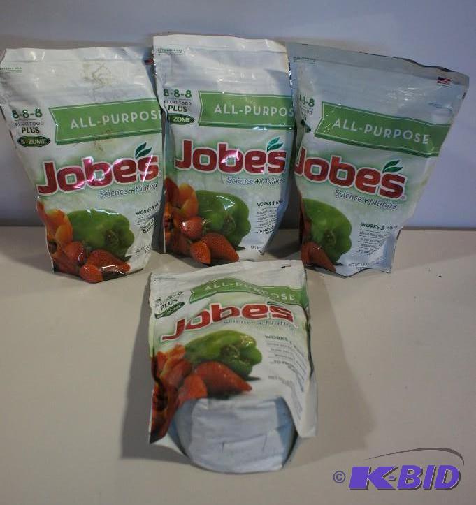 lot 3 image: Four Bags of 3.5 Ib Jobes Science and Nature ...