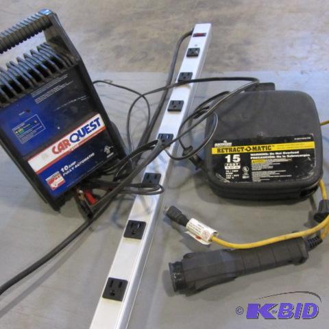 lot 123 image: Battery Charger, Lights