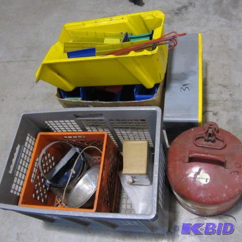 lot 30 image: Eagle Can, Crates, Light