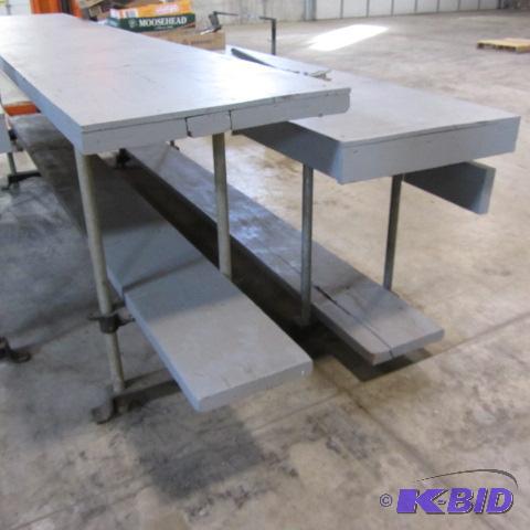 lot 32 image: Heavy Duty Work Benches