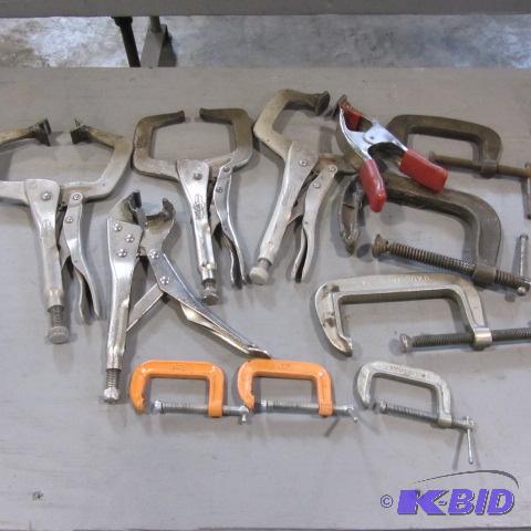 lot 45 image: Vise Grips, Clamps
