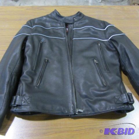 lot 54 image: Like New Leather Jacket
