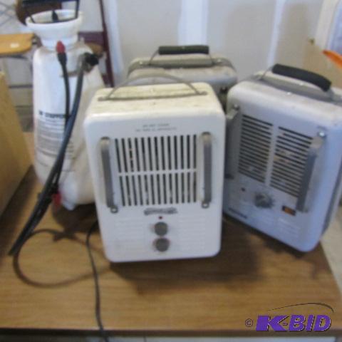 lot 73 image: Space Heaters, Pump Sprayer
